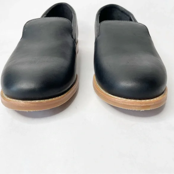 NWOB Portland Leather Patina Black Leather Rounded Leather Loafer Size 9.5 - Picture 3 of 9